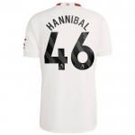 Günstige Fußballtrikots Manchester United Hannibal 46 3rd trikot 2023-24 Kurzarm